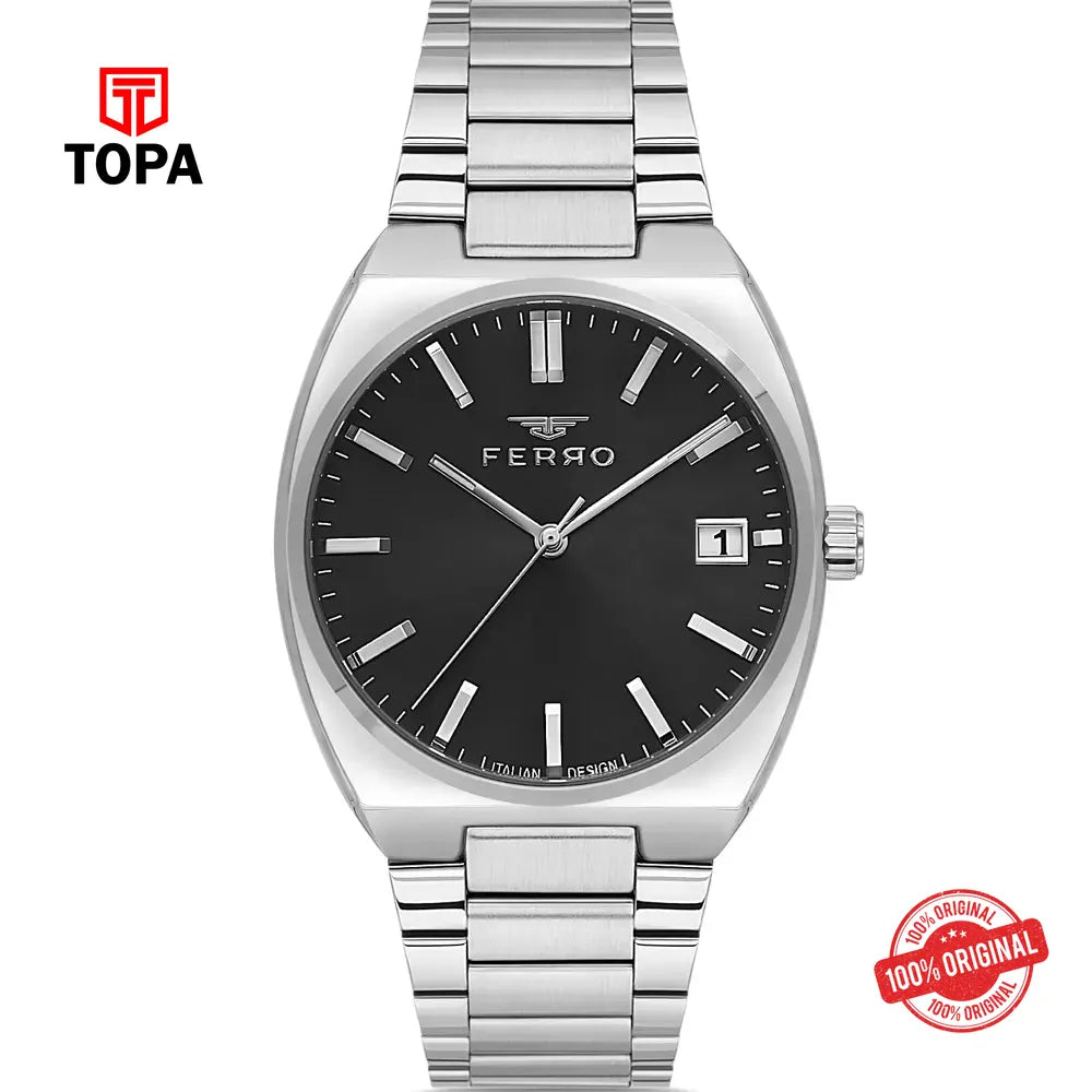 Ferro F11746A-A2 Metal Band Men Watch - Topa