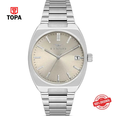 Ferro F11746A-A4 Metal Band Men Watch - Topa