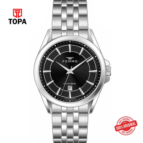 Ferro F11748A-A2 Metal Band Men Watch - Topa