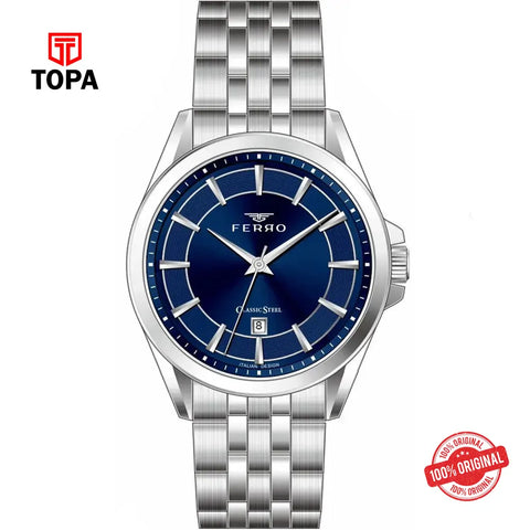 Ferro F11748A-A3 Metal Band Men Watch - Topa