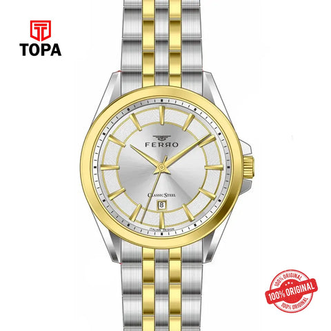 Ferro F11748A-D Metal Band Men Watch - Topa