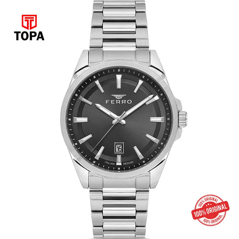 Ferro F11778A-A2 Metal Band Men Watch - Topa