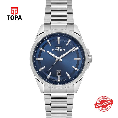 Ferro F11778A-A3 Metal Band Men Watch - Topa