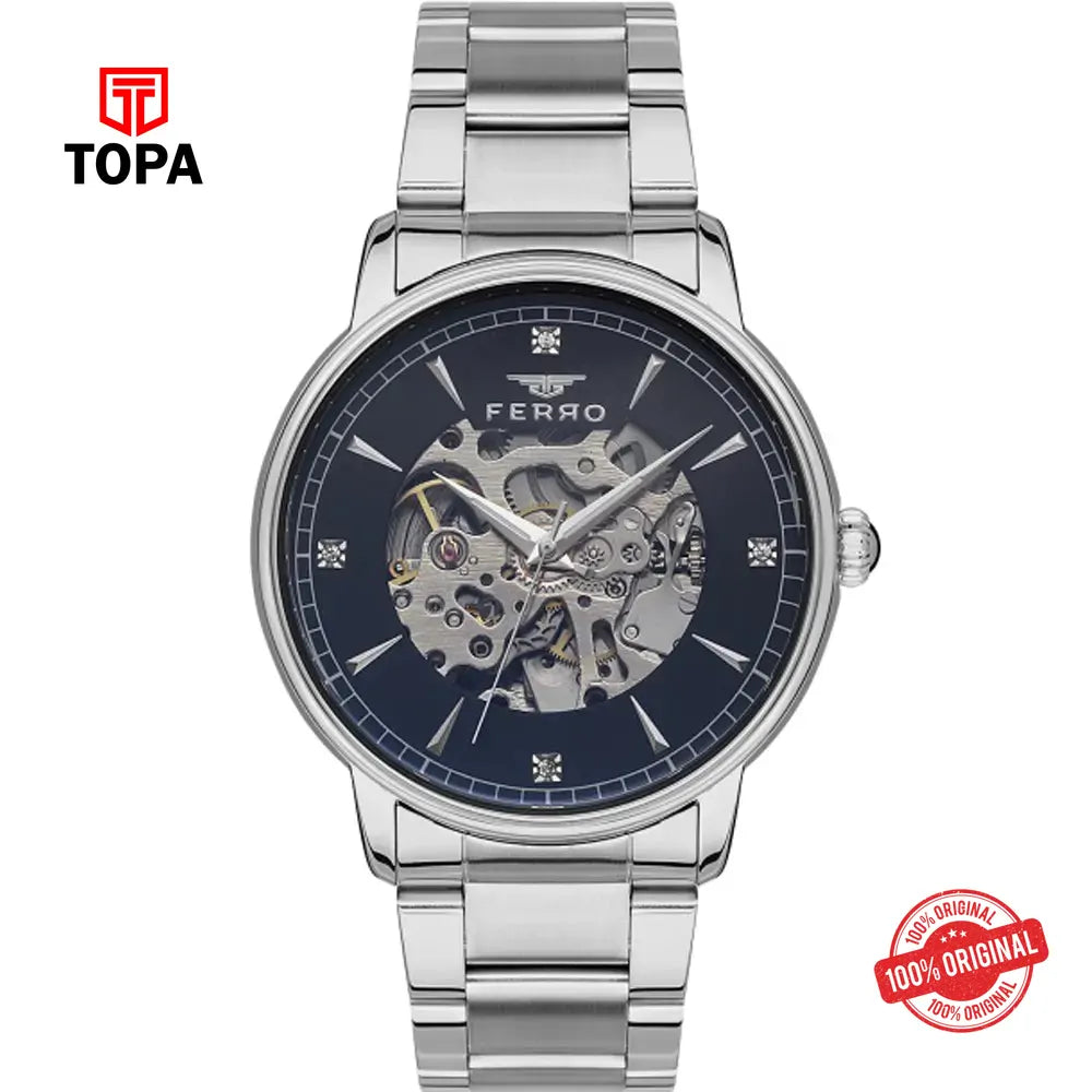 Ferro F31301A-A2 Metal Band Men Watch - Topa