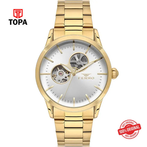 Ferro F31445A-B Metal Band Men Watch - Topa