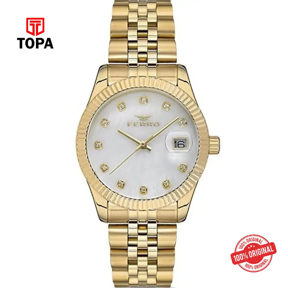 Ferro F40094A-B Metal Band Women Watch - Topa