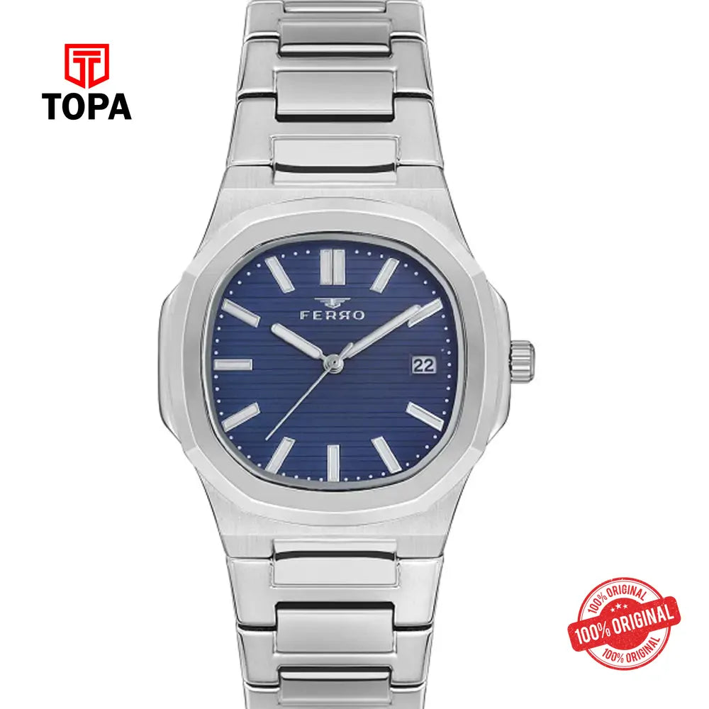 Ferro F40095A-A3 Metal Band Men Watch - Topa