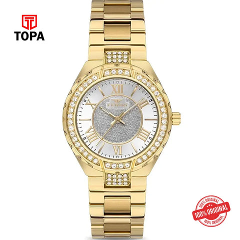 Ferro FL21256A-B Metal Band Women Watch - Topa