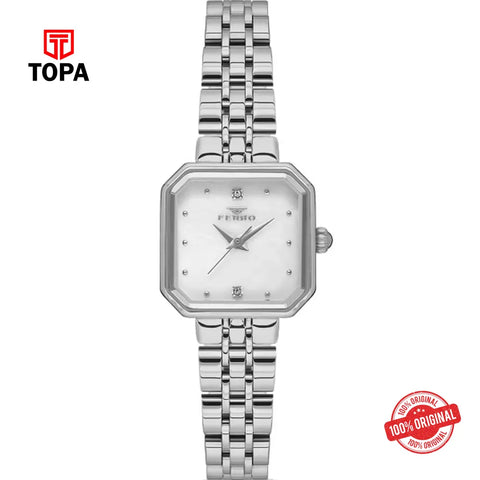 Ferro FL21384A-A Metal Band Women Watch - Topa