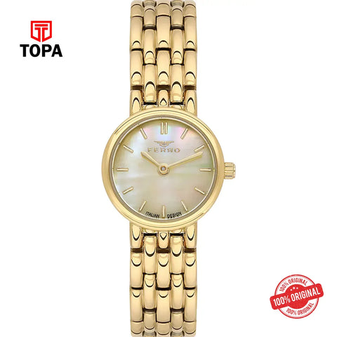 Ferro FL21486A-B4 Metal Band Women Watch - Topa