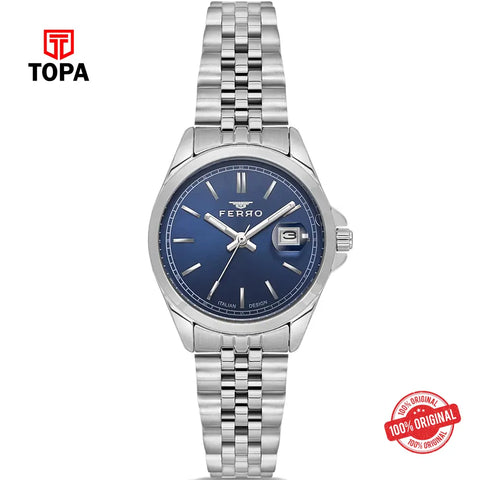 Ferro FL21542A-A3 Metal Band Women Watch - Topa