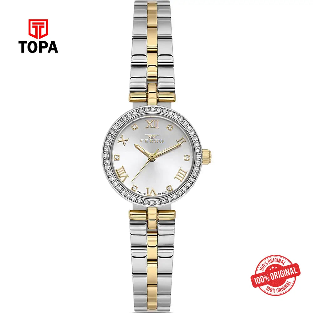 Ferro FL21612A-D Metal Band Women Watch - Topa