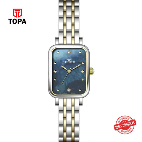 Ferro FL21742A-D3 Metal Band Women Watch - Topa
