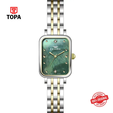 Ferro FL21742A-D6 Metal Band Women Watch - Topa