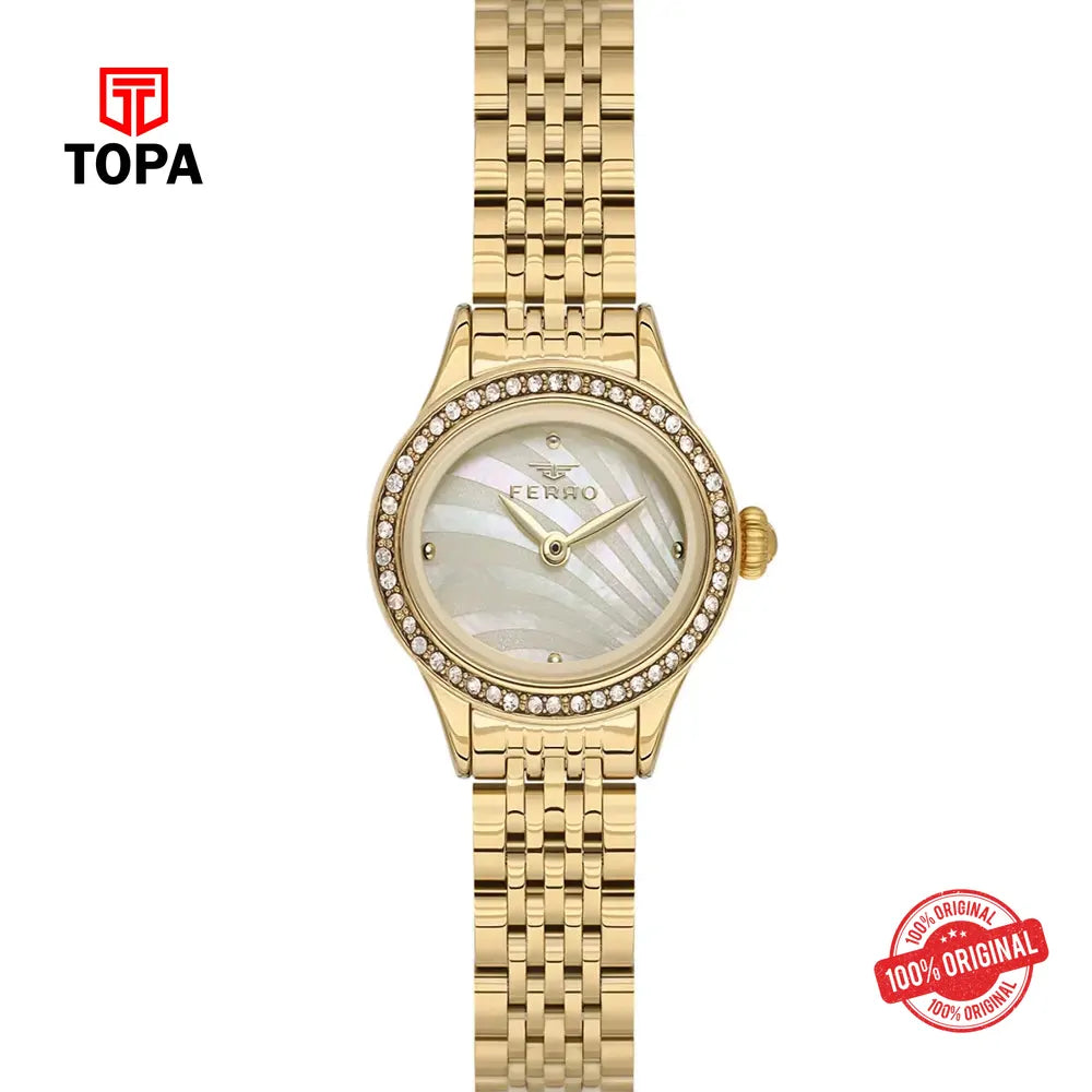 Ferro FL21753A-B4 Metal Band Women Watch - Topa