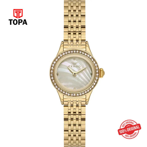 Ferro FL21753A-B4 Metal Band Women Watch - Topa