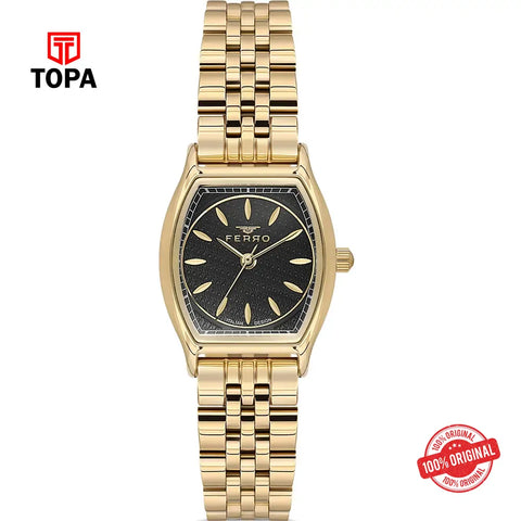 Ferro FL40118A-B2 Metal Band Women Watch - Topa
