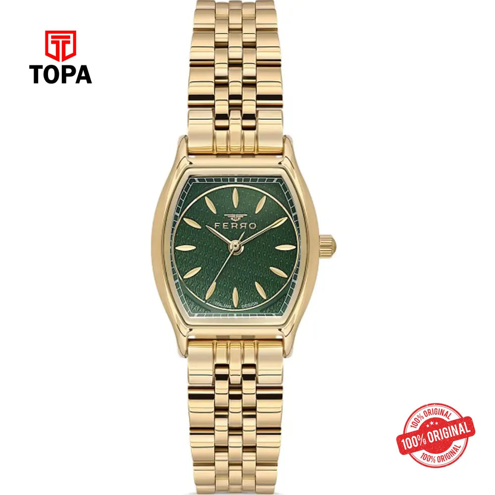 Ferro FL40118A-B6 Metal Band Women Watch - Topa