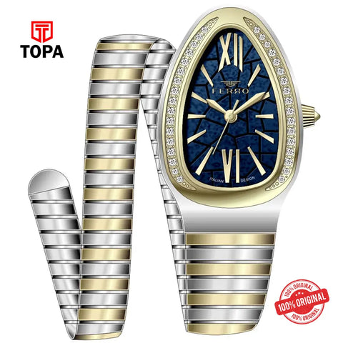 Ferro FL40154A-D3 Metal Band Women Watch - Topa