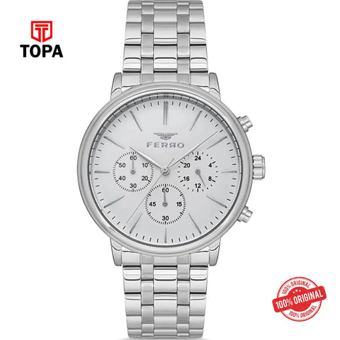 Ferro FM11372A-A Metal Band Men Watch - Topa