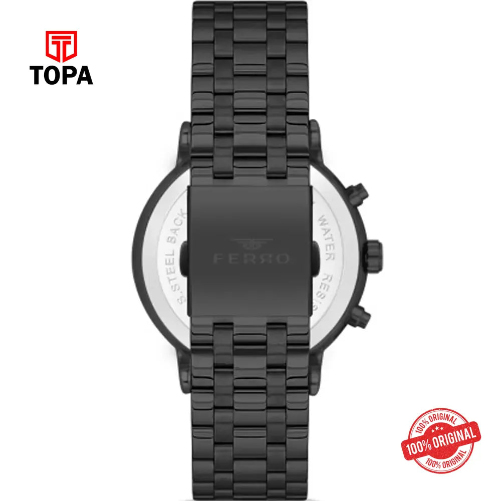 Ferro FM11372A-G Metal Band Men Watch - Topa