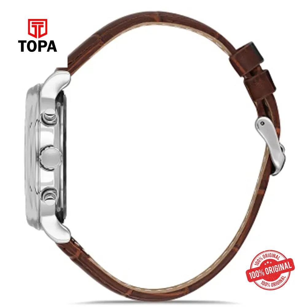 Ferro FM11372B-K2 Leather Band Men Watch - Topa