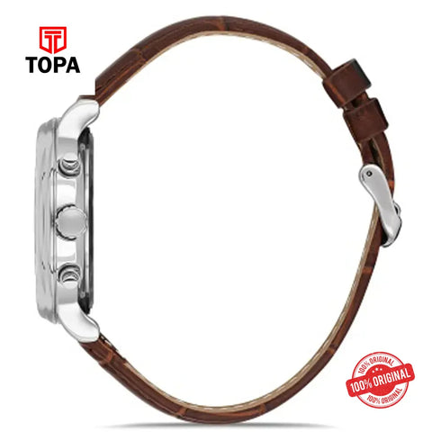 Ferro FM11372B-K2 Leather Band Men Watch - Topa
