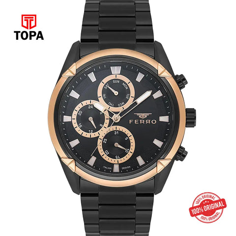 Ferro FM11388A-R2 Metal Band Men Watch - Topa