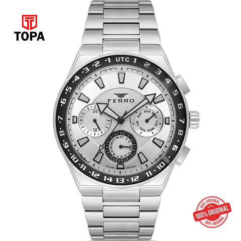 Ferro FM11594A-A Metal Band Men Watch - Topa