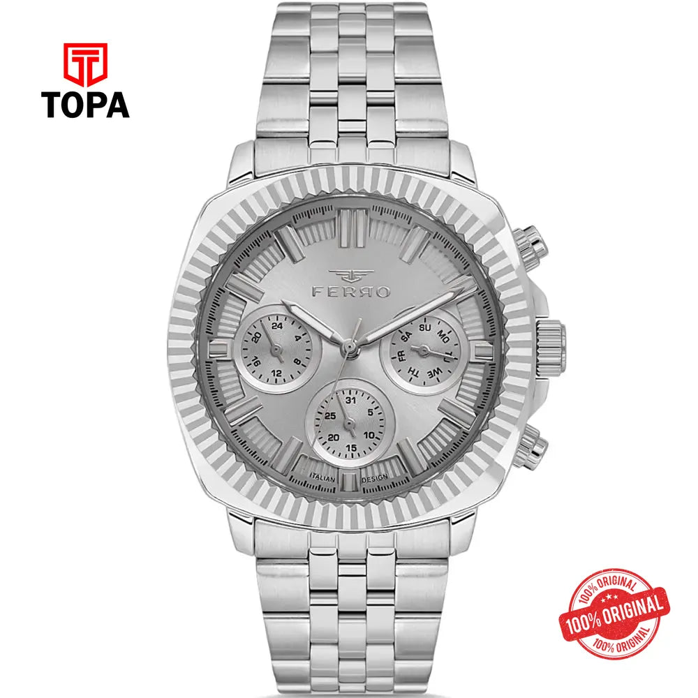 Ferro FM11627A-A4 Metal Band Men Watch - Topa