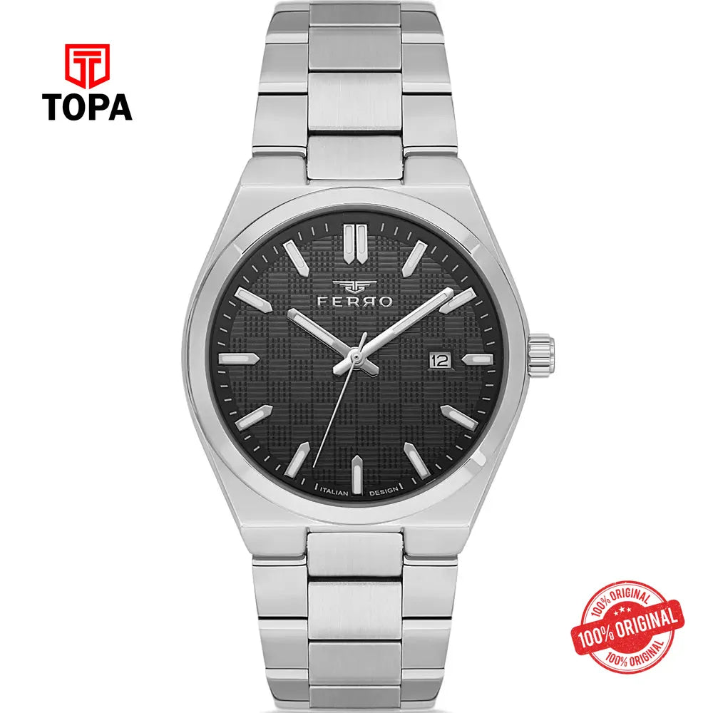Ferro FM11630A-A2 Metal Band Men Watch - Topa