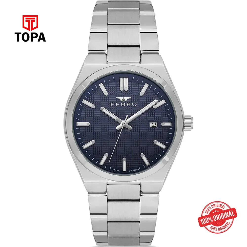 Ferro FM11630A-A3 Metal Band Men Watch - Topa