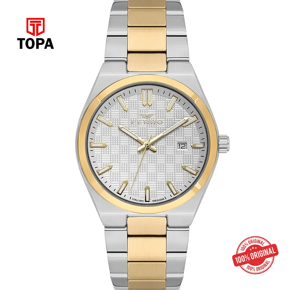 Ferro FM11630A-D Metal Band Men Watch - Topa