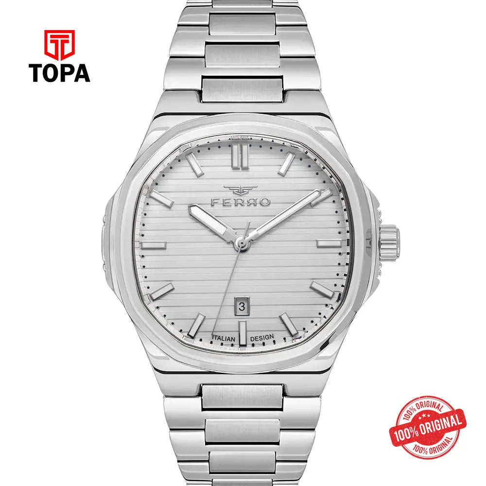 Ferro FM11648A-A Metal Band Men Watch - Topa