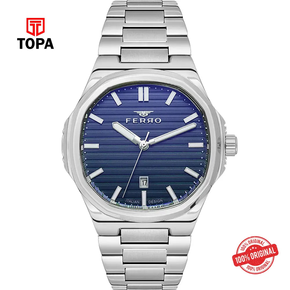 Ferro FM11648A-A3 Metal Band Men Watch - Topa