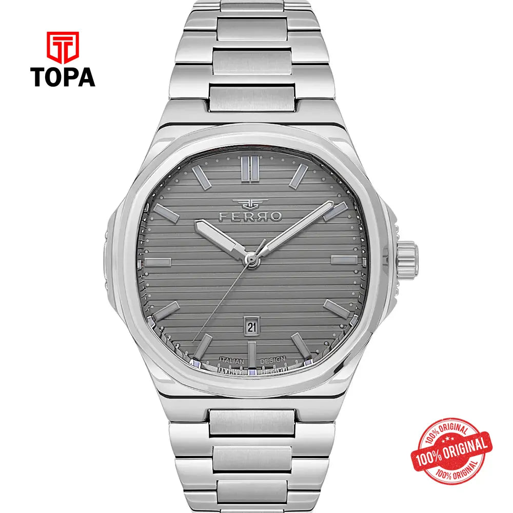 Ferro FM11648A-A4 Metal Band Men Watch - Topa