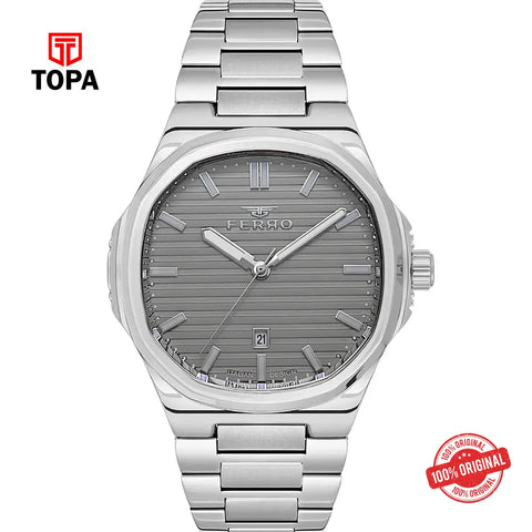 Ferro FM11648A-A4 Metal Band Men Watch - Topa