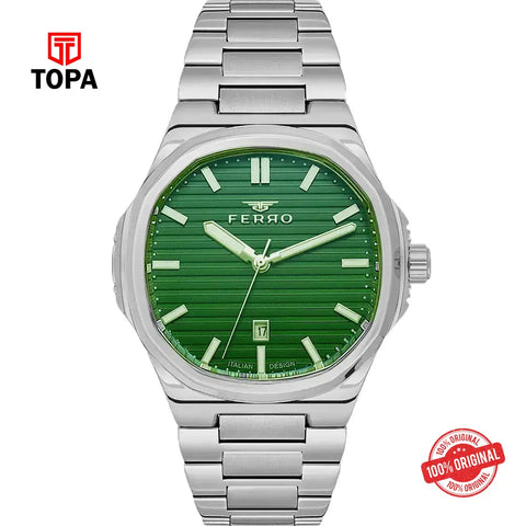 Ferro FM11648A-A6 Metal Band Men Watch - Topa