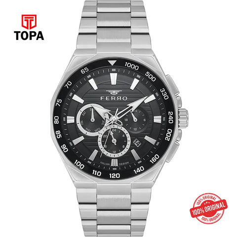 Ferro FM11650A-A2 Metal Band Men Watch - Topa