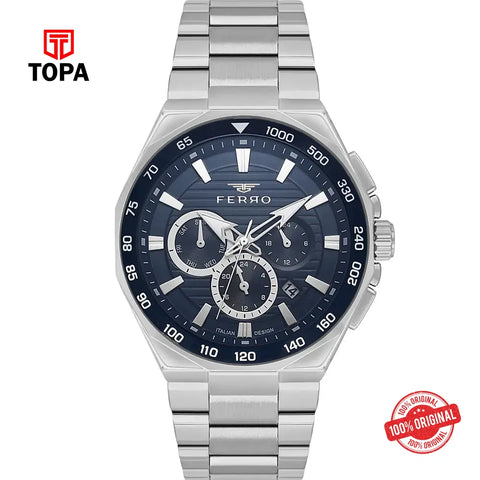 Ferro FM11650A-A3 Metal Band Men Watch - Topa