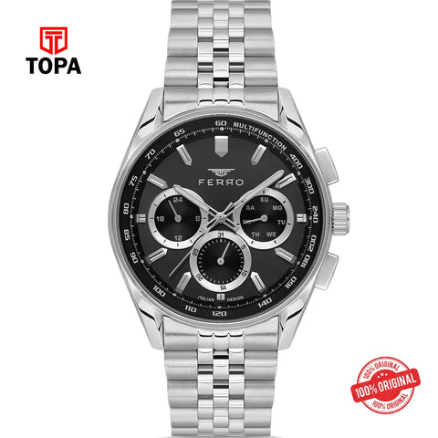 Ferro FM11749A-A2 Metal Band Men Watch - Topa