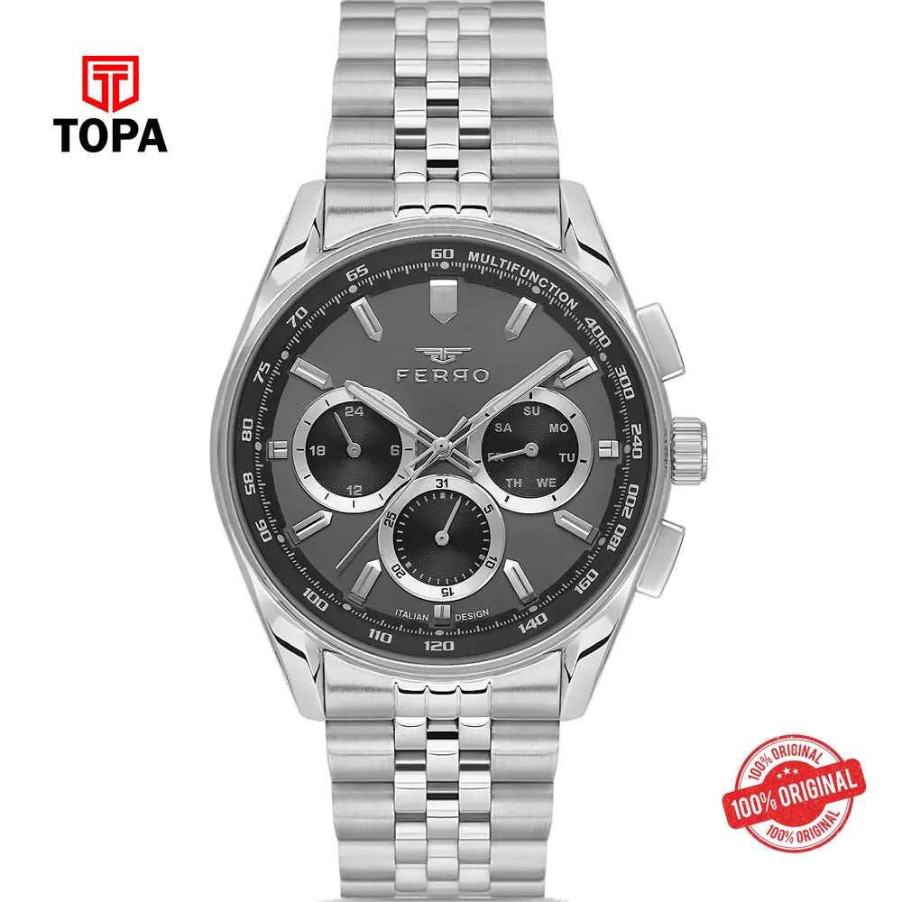Ferro FM11749A-A4 Metal Band Men Watch - Topa