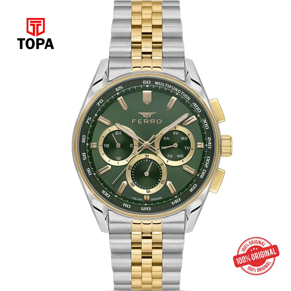 Ferro FM11749A-D6 Metal Band Men Watch - Topa