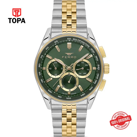 Ferro FM11749A-D6 Metal Band Men Watch - Topa