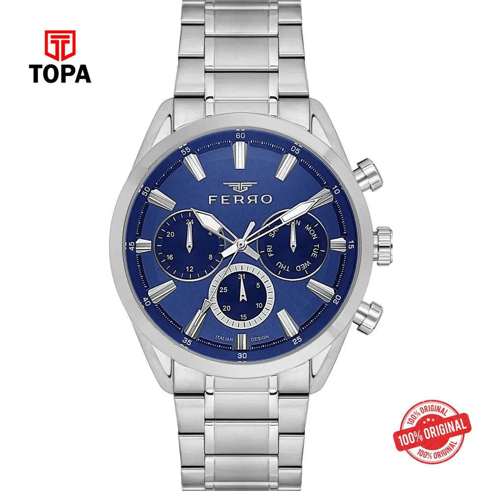 Ferro FM11758A-A3 Metal Band Men Watch - Topa