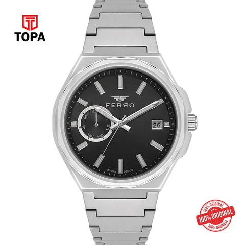 Ferro FM11765A-A2 Metal Band Men Watch - Topa