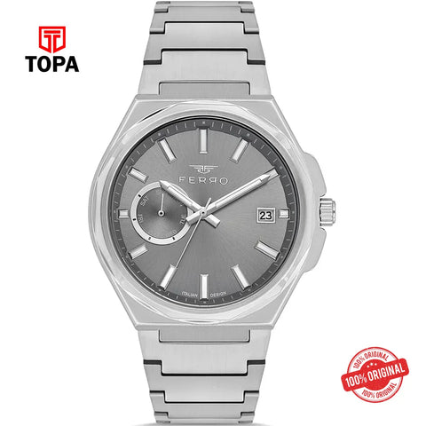Ferro FM11765A-A4 Metal Band Men Watch - Topa