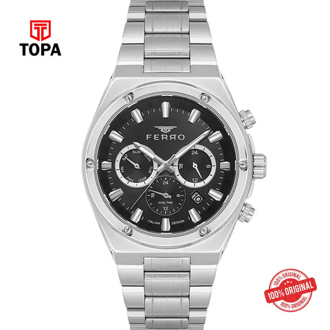 Ferro FM11776A-A2 Metal Band Men Watch - Topa