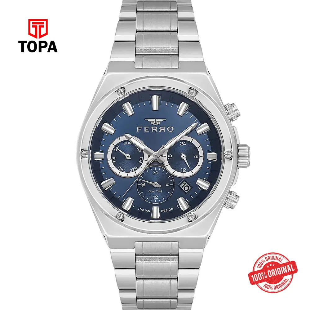 Ferro FM11776A-A3 Metal Band Men Watch - Topa