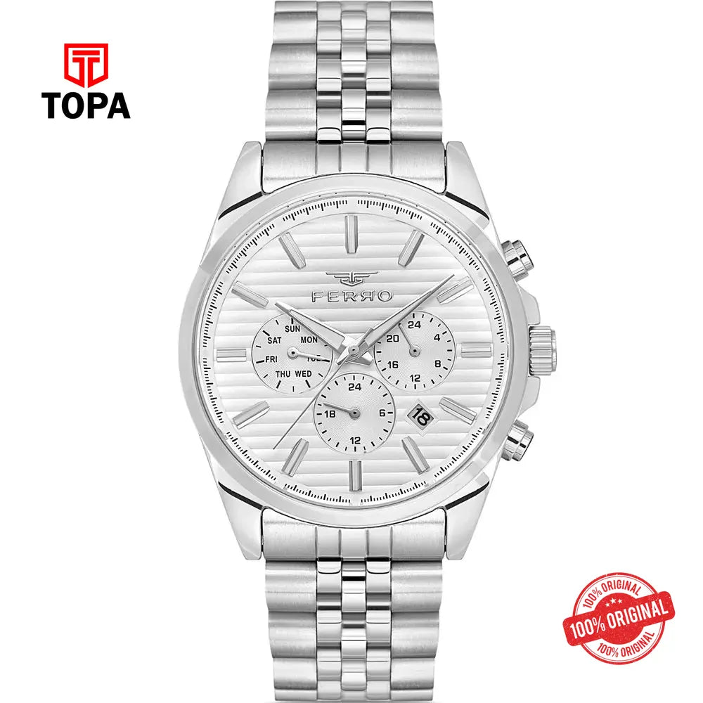 Ferro FM11780A-A Metal Band Men Watch - Topa